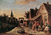 TENIERS, David the Elder Village Feast  sdt oil painting reproduction